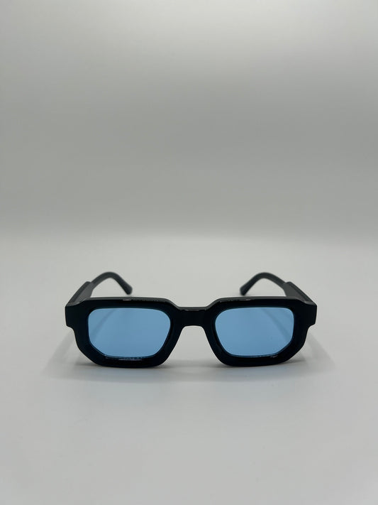 Spingglases Clear Blue Black