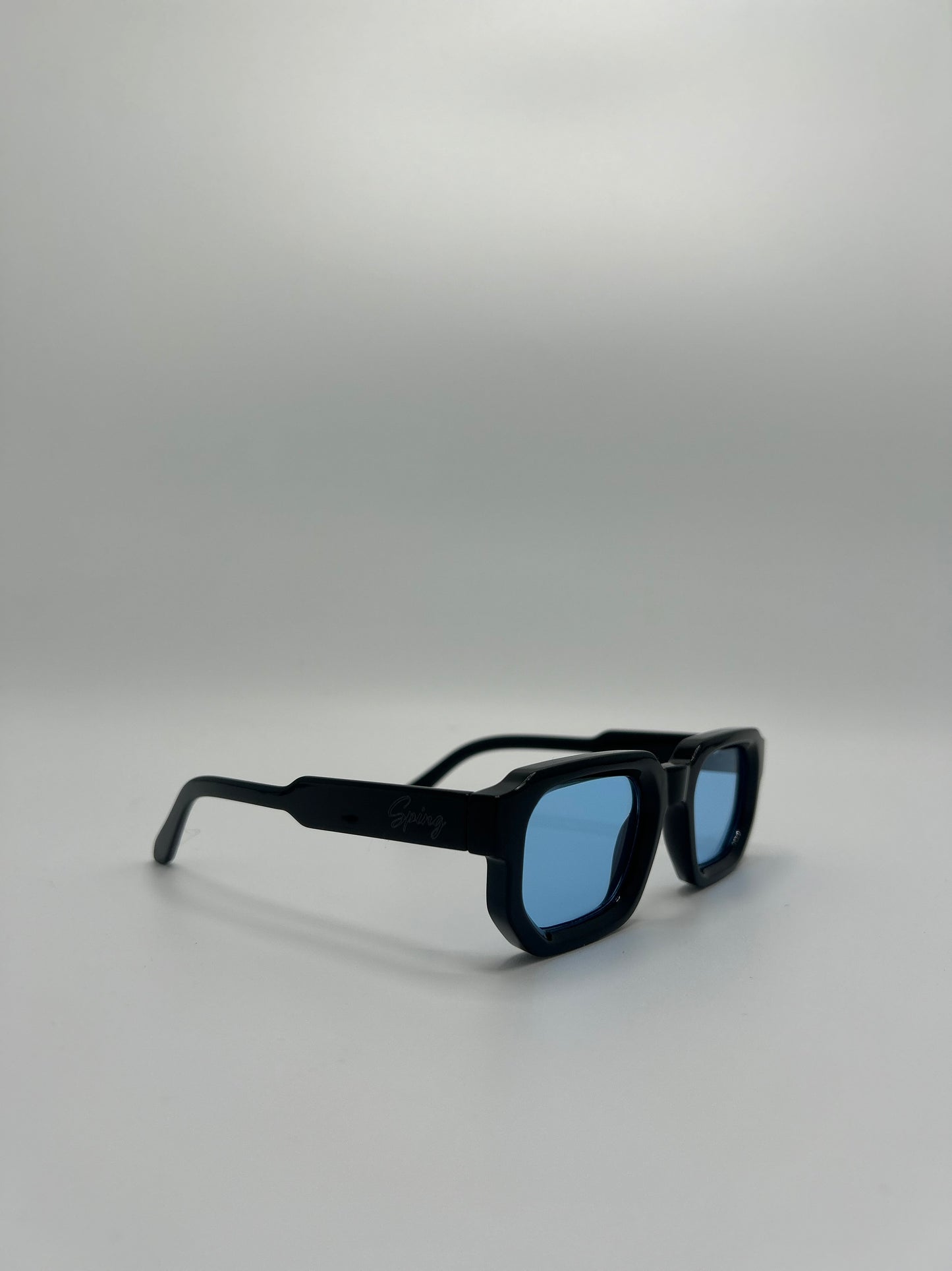 Spingglases Clear Blue Black