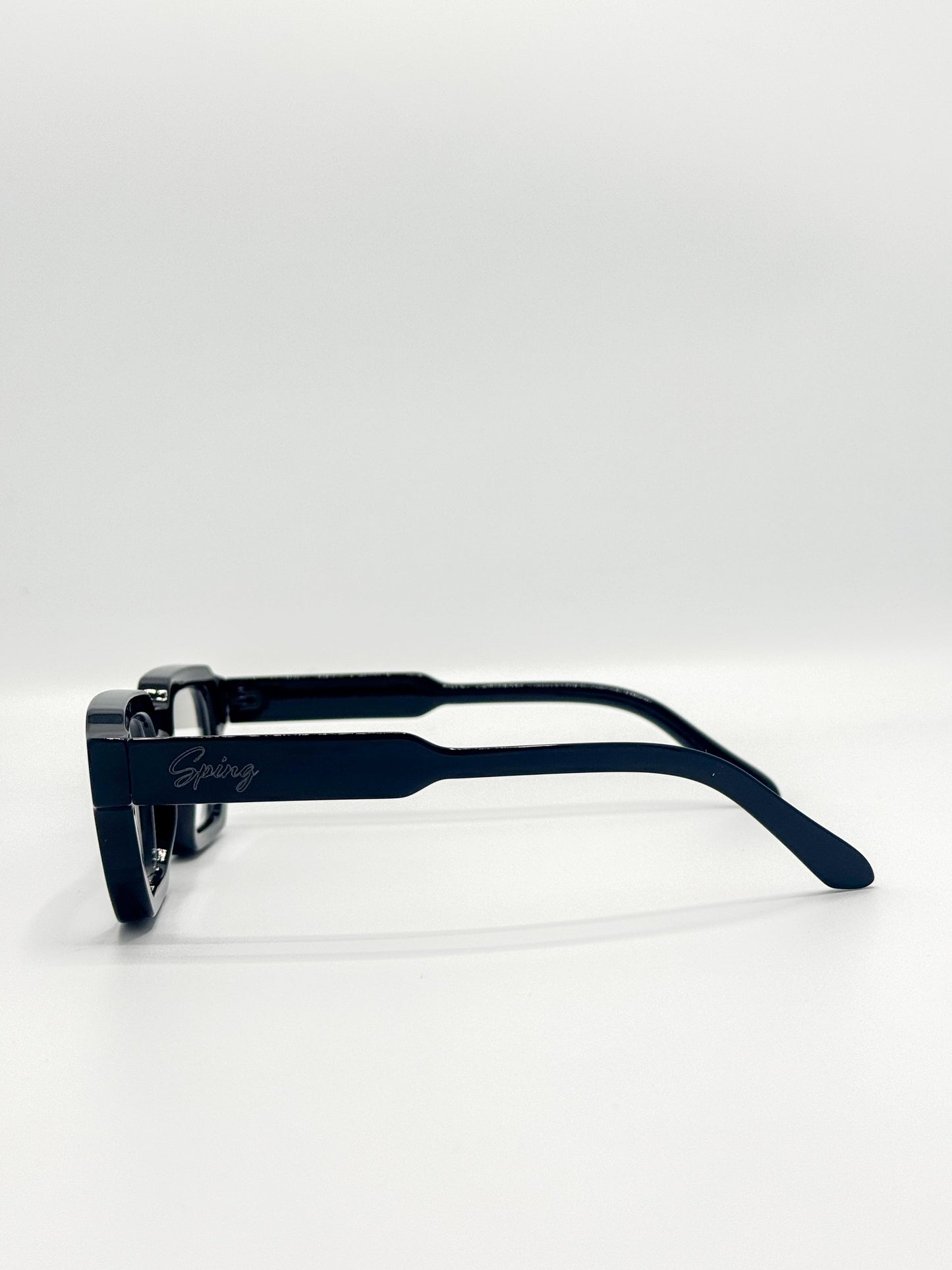 Sping Glasses - Clear Black