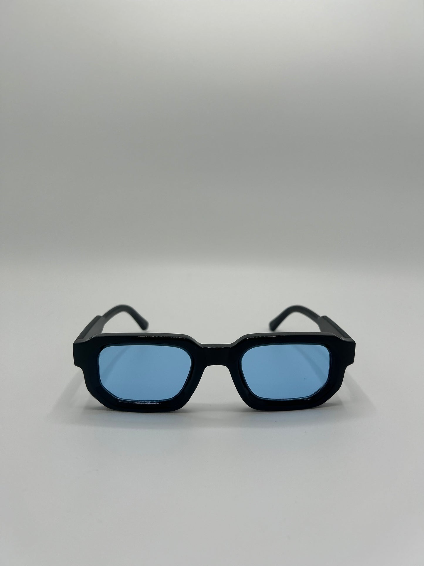 Spingglases Clear Blue Black