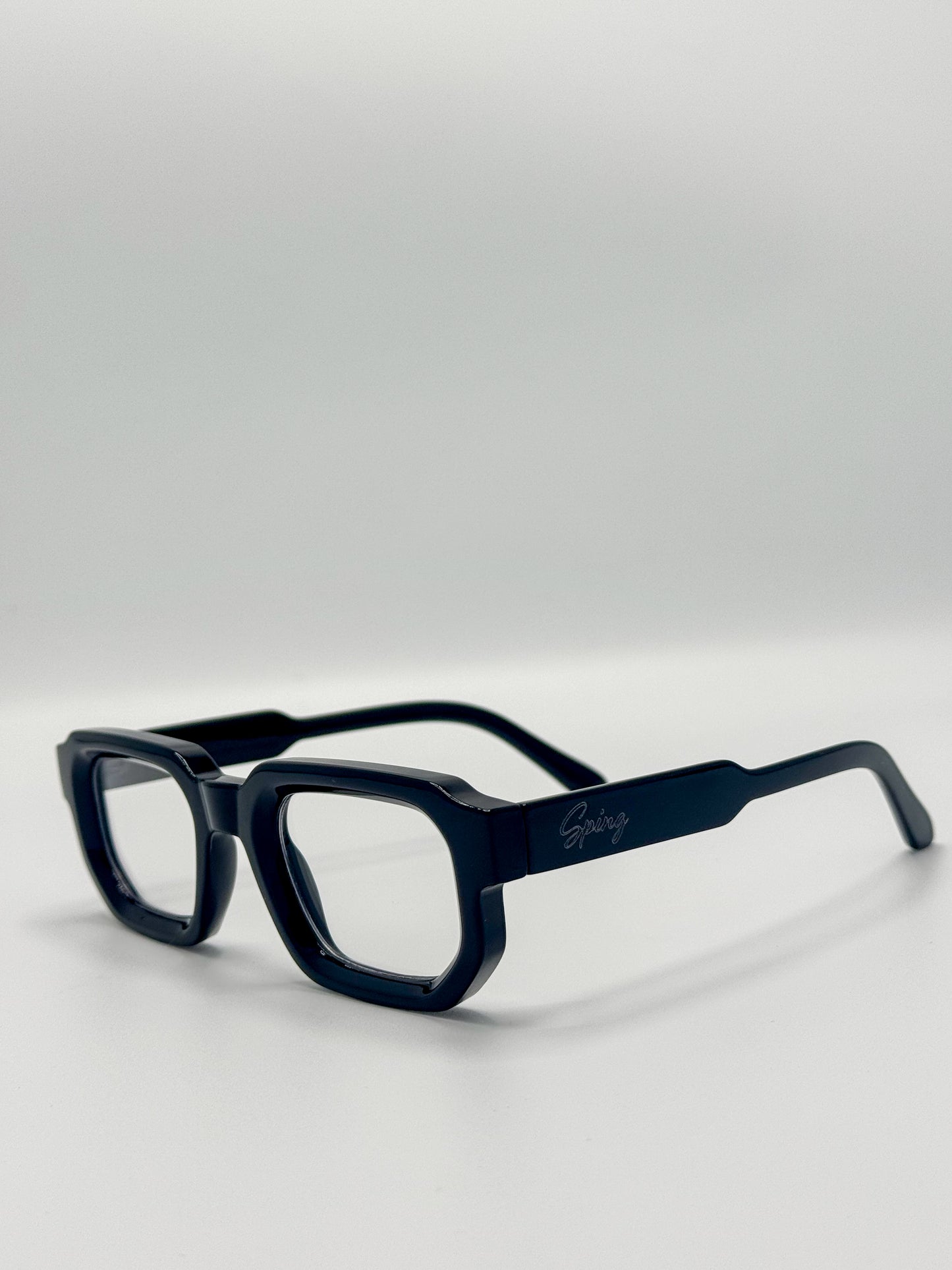 Sping Glasses - Clear Black